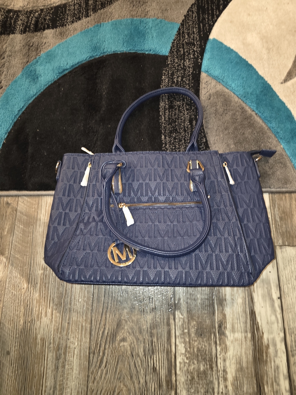 MKF Collection Siena Tote Bag Vegan Leather Shoulder Bag Purse by Mia K